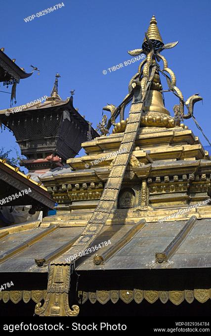 Nepal, Patan, Golden Temple, Hiranya Varna Mahavihar, Credit:Tibor Bognar / Avalon