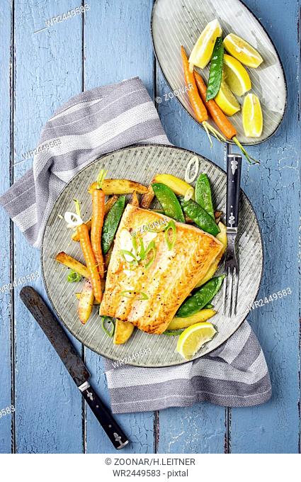 Salmon Filet with Vegetable
