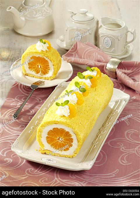 Tangerine roll