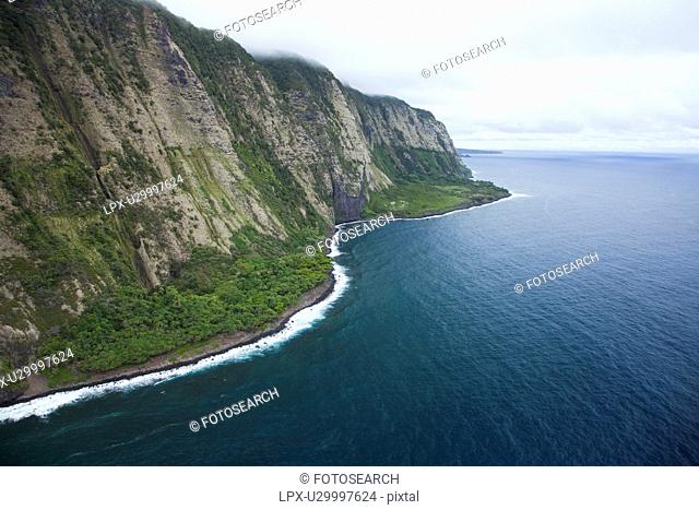 The Hamakua Coast, Big Island, Hawaii Islands, USA