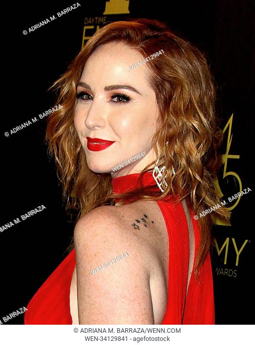 45th Annual Daytime Emmy Awards 2018 Press Room held at the Pasadena Civic Center in Pasadena, California. Featuring: Camryn Grimes