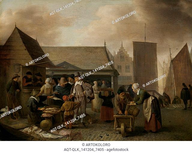 Fish Market, Hendrick Martensz. Sorgh, 1650 - 1670