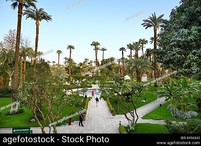 Garden, Hotel Winter Palace, Luxor, Egypt, Africa