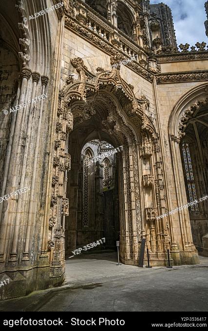 Unfinished Chapels of Monastery of Saint Mary of the Victory in Batalha, Portugal