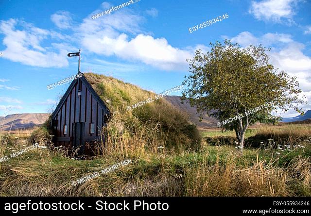 Grafarkirkja Turf-Church, Northern Iceland