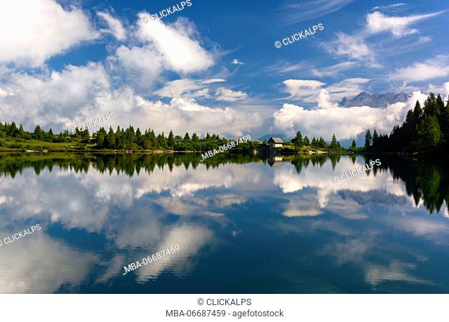 Aviolo lake in Adamello park, province of Brescia, Italy