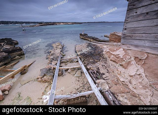 Estany des Peix, Formentera, Pitiusas Islands, Balearic Community, Spain