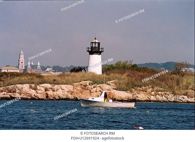 lighthouse located at TenPound Island, Massachusetts, United States
