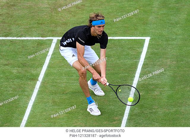 Alexander Zverev (GER). GES / Tennis / ATP Tour 250: MercedesCup 2019, 13.06.2019 Tennis ATP Tour 250: MercedesCup 2019, Stuttgart, Germany June 13