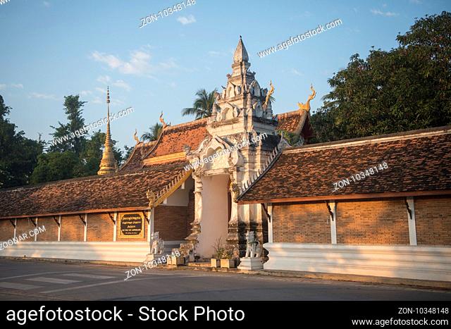 The Wat Prathat Lampang Luang near of the city of Lampang in North Thailand