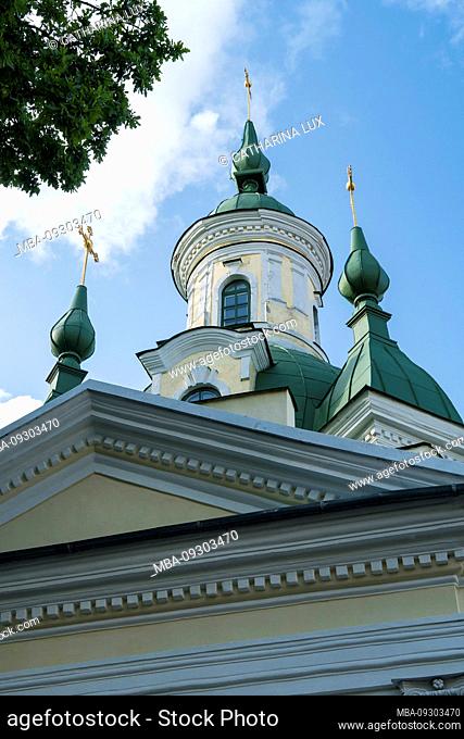 Estonia, Pärnu, summer capital, baroque church, St. Catherine's Church, Russian Orthodox