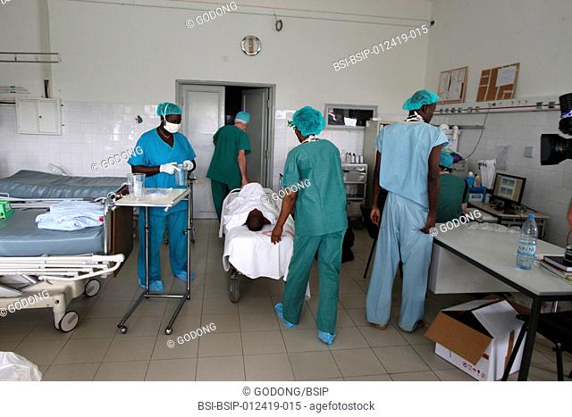 Intensive care unit at Fann hospital Dakar, Senegal