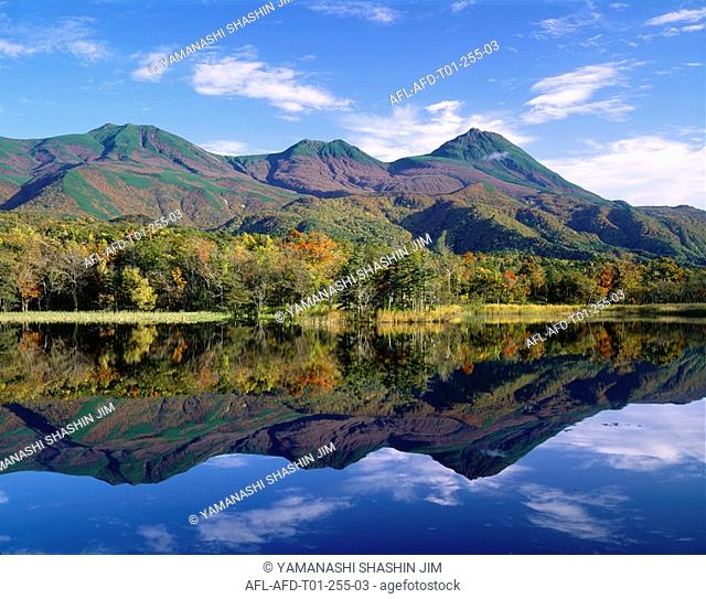 Shiretoko Mountain Range and Five Lakes, Hokkaido, Japan