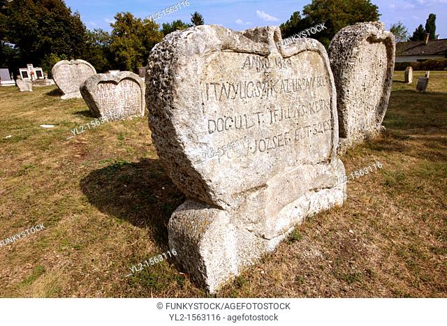 Early 19th century grave stone of the Balatonudvari cemetary - Balaton Hungary