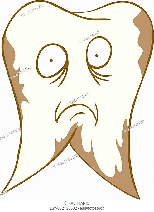 cartoon bad tooth, Stock Vector, Vector And Low Budget Royalty Free Image.  Pic. ESY-020171800 | agefotostock