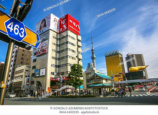 Asakusa Neighborhood. Tokyo. Japan