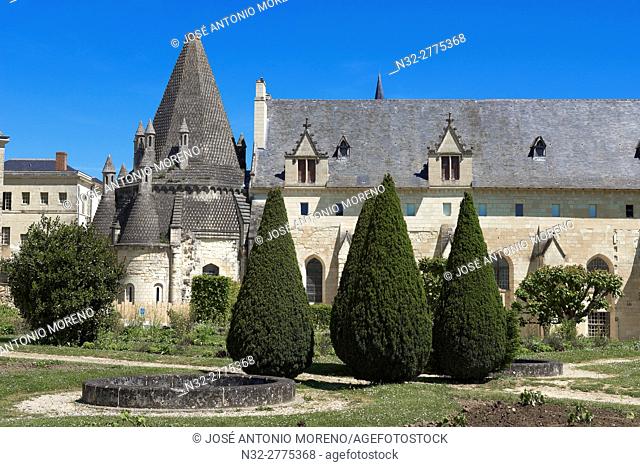 Abbey of Fontevraud, Anjou, Fontevraud l'Abbaye, Maine-et-Loire department, Pays de la Loire, Loire Valley, UNESCO World Heritage Site, France, Europe