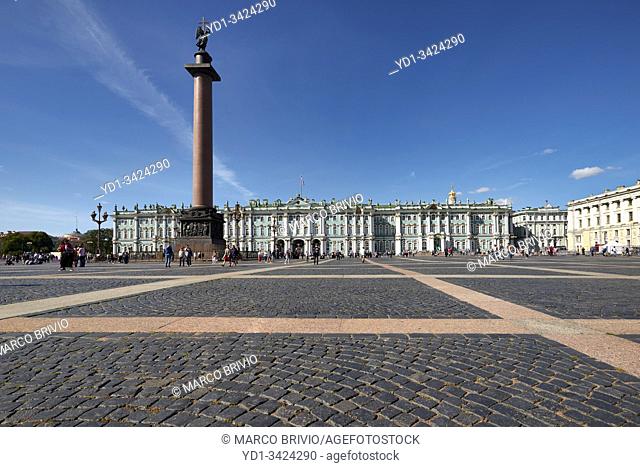 St. Petersburg Russia. The Winter Palace Hermitage Museum