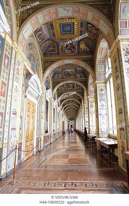 Saint Petersburg, Russia, Europe, Russian, Palace, Hermitage, State Museum, Winter palace, Indoor, architecture, hallw