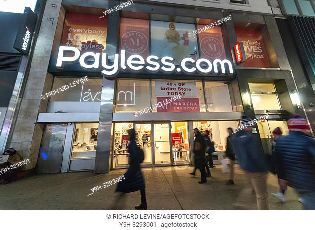 A Payless ShoeSource store in Herald Square in New York on Tuesday, January 15, 2019. The retailer is reported to have hired an advisor for evaluation of...
