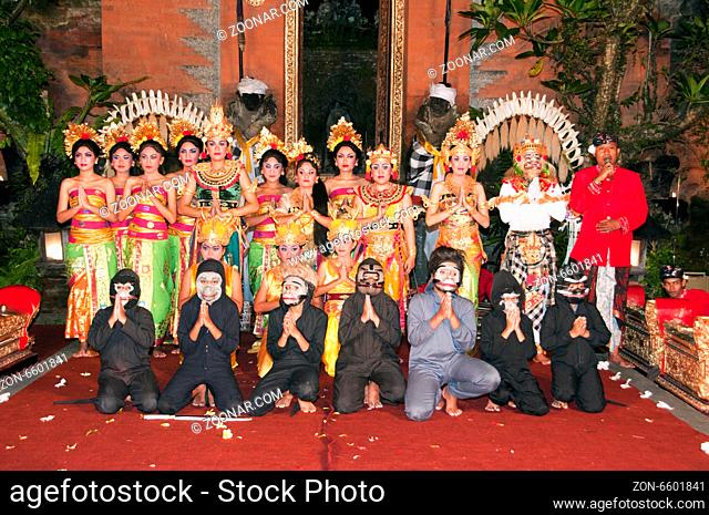 bali dancing group in ubud indonesia