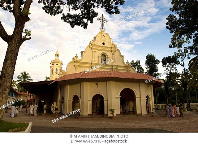 St. Mary's church Estd1463 dedicated to Our Lady ; popularly called Vechoor Muthiamma at Vechoor ; Kerala ; India