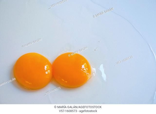 Two egg yolks