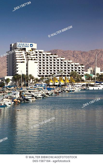 Israel, The Negev, Eilat, hotels around the lagoon