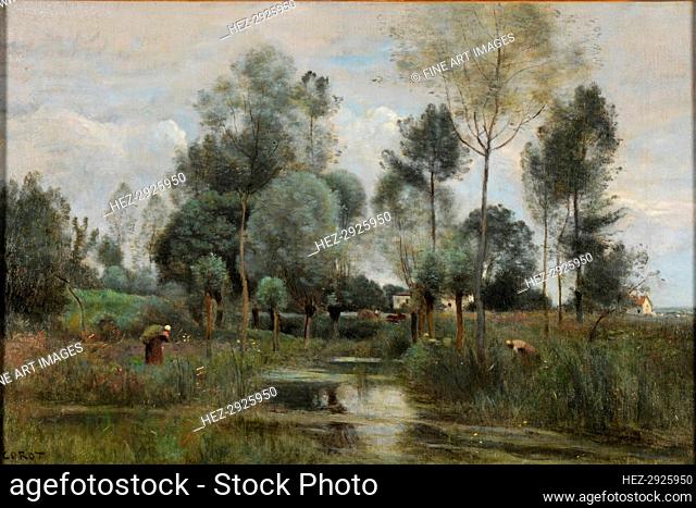 Spring. La Saulaie, . Creator: Corot, Jean-Baptiste Camille (1796-1875)