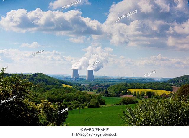 Nuclear power plant of Nogent-sur-Seine, Aube, France