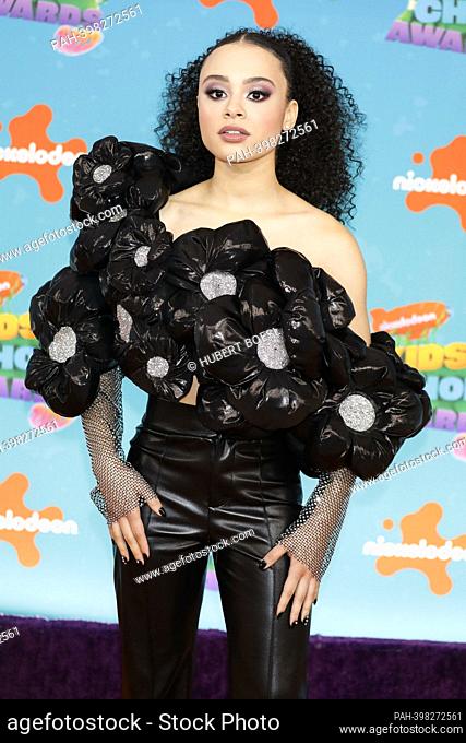 Gabrielle Nevaeh Green arrives at Nickeodeon's Kids' Choice Awards 2023 at Microsoft Theatre Los Angeles, USA, on 04 March 2023