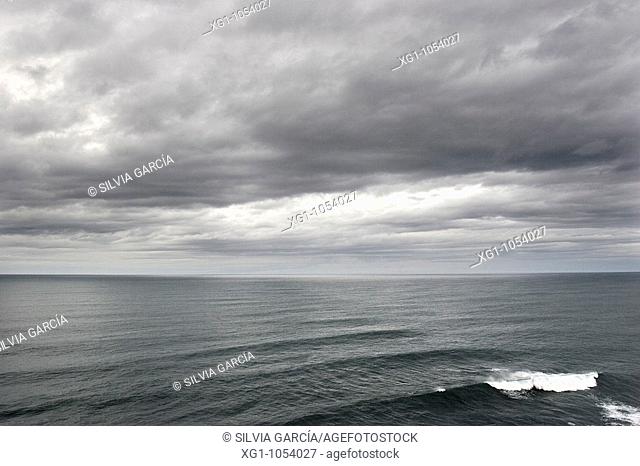 Atlantic Ocean from FARO BUST, ASTURIAS, SPAIN