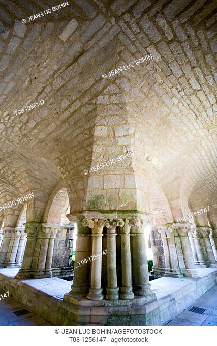 France, 85, Poitevin, Nieul on Autise: Romanesque abbey saint vincent