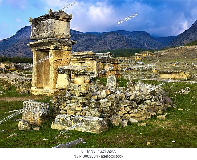 Necropolis, Hierapolis, Pamukkale, Turkey