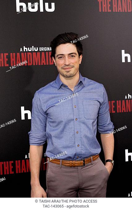 Ben Feldman arrives at Hulu's ""The Handmaid's Tale"" Premiere at the ArcLight Dome on April 25, 2017 in Hollywood, California