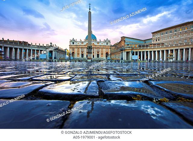 Saint Peter's Basilica and Square, Vatican City, Rome, Lazio, Italy