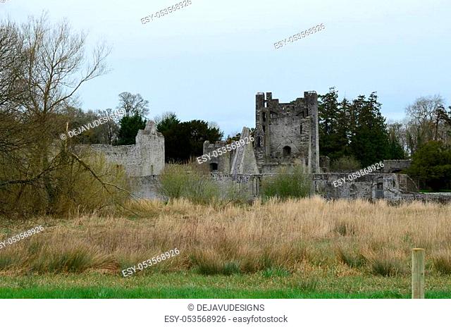 Desmond castle ruins in Adare Ireland