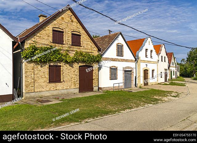 cellar lane in Hajos, Kalocsa County, Southern Great Plain Region, Hungary