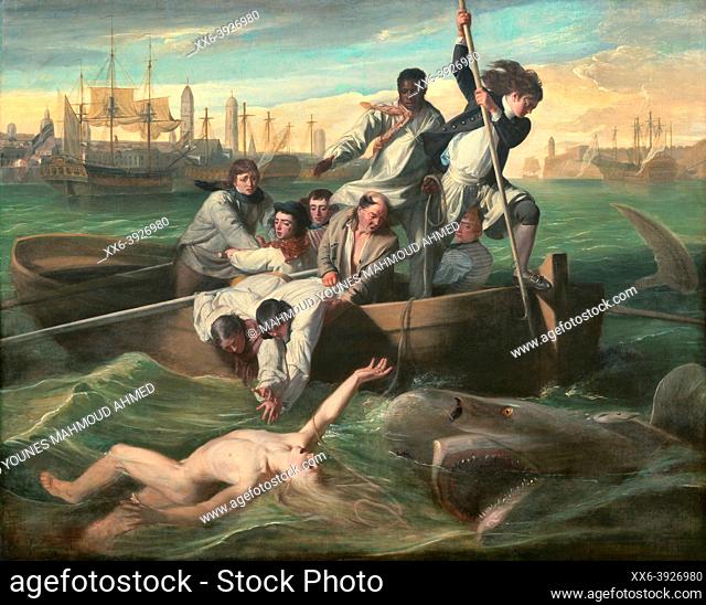 Watson and the Shark 1778 oil painting by Artist John Singleton Copley (1738–1815)