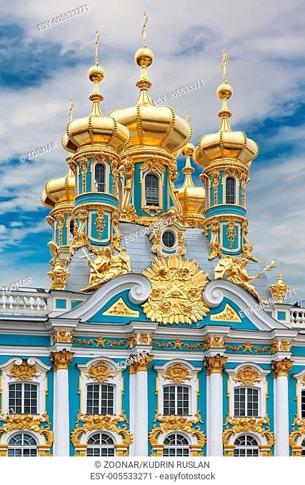 Catherine's Palace in Tsarskoe Selo (Pushkin), Russia
