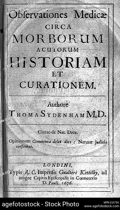 Observationes medicae circa morborum acutorum is a volume written by the prominent Dutch physician, Estius Henricus Moolenbergh in 1624