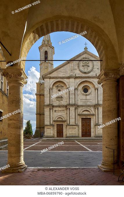 Santa Maria Assunta, Pienza, Val D'Orcia, Tuscany, Italy