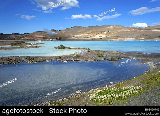 Geothermal area, near Myvatn, Iceland, disused silica factory, Europe