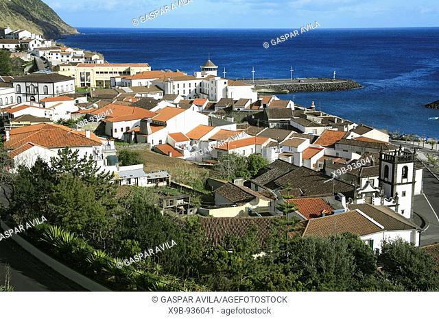 Partial view of the town of Povoaçao  Sao Miguel island, Azores