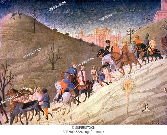 The Journey of the Magi Sassetta 1394-1450 Italian Metropolitan Museum of Art, New York City