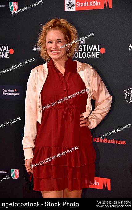 01 October 2020, North Rhine-Westphalia, Cologne: The actress Madeleine Krakor comes to the opening of the Film Festival Cologne Photo: Horst...