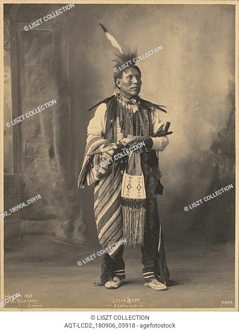 Alice Lone Bear, Sioux; Adolph F. Muhr (American, died 1913), Frank A. Rinehart (American, 1861 - 1928); 1899; Platinum print; 23.5 x 18