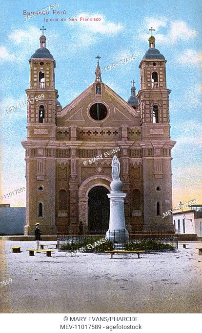 San Francisco church in Barranco, a district of Lima, Peru, South America