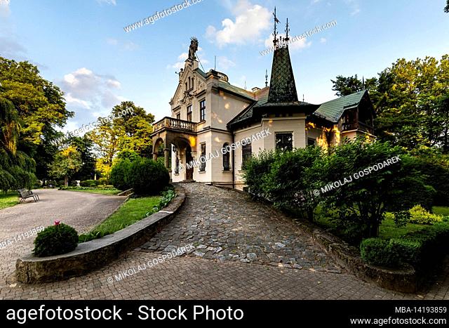 Europe, Poland, Swietokrzyskie, Oblegorek - historic manor house and museum of Henryk Sienkiewicz