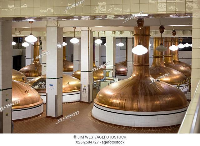Golden, Colorado - Brew kettles at the Coors Brewery